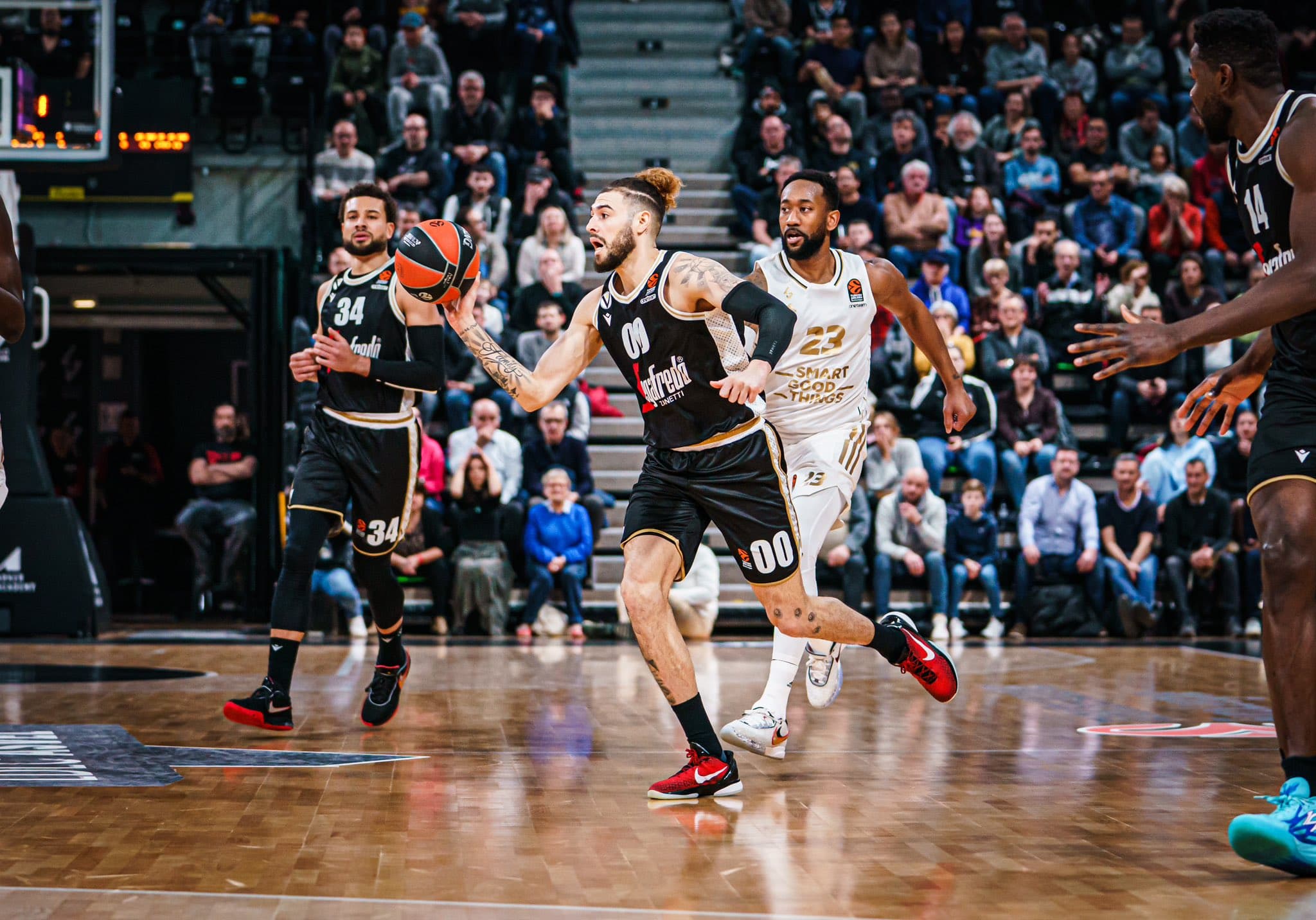 L’ASVEL trop juste face à la Virtus Bologne