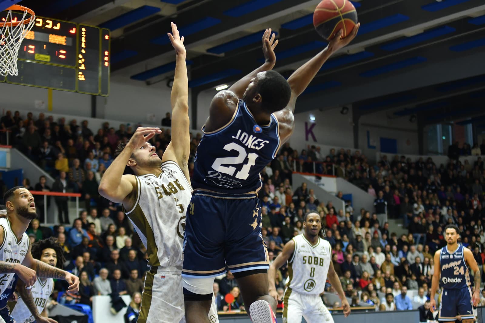 Jalen Jones (Roanne) arrêté huit semaines « minimum »