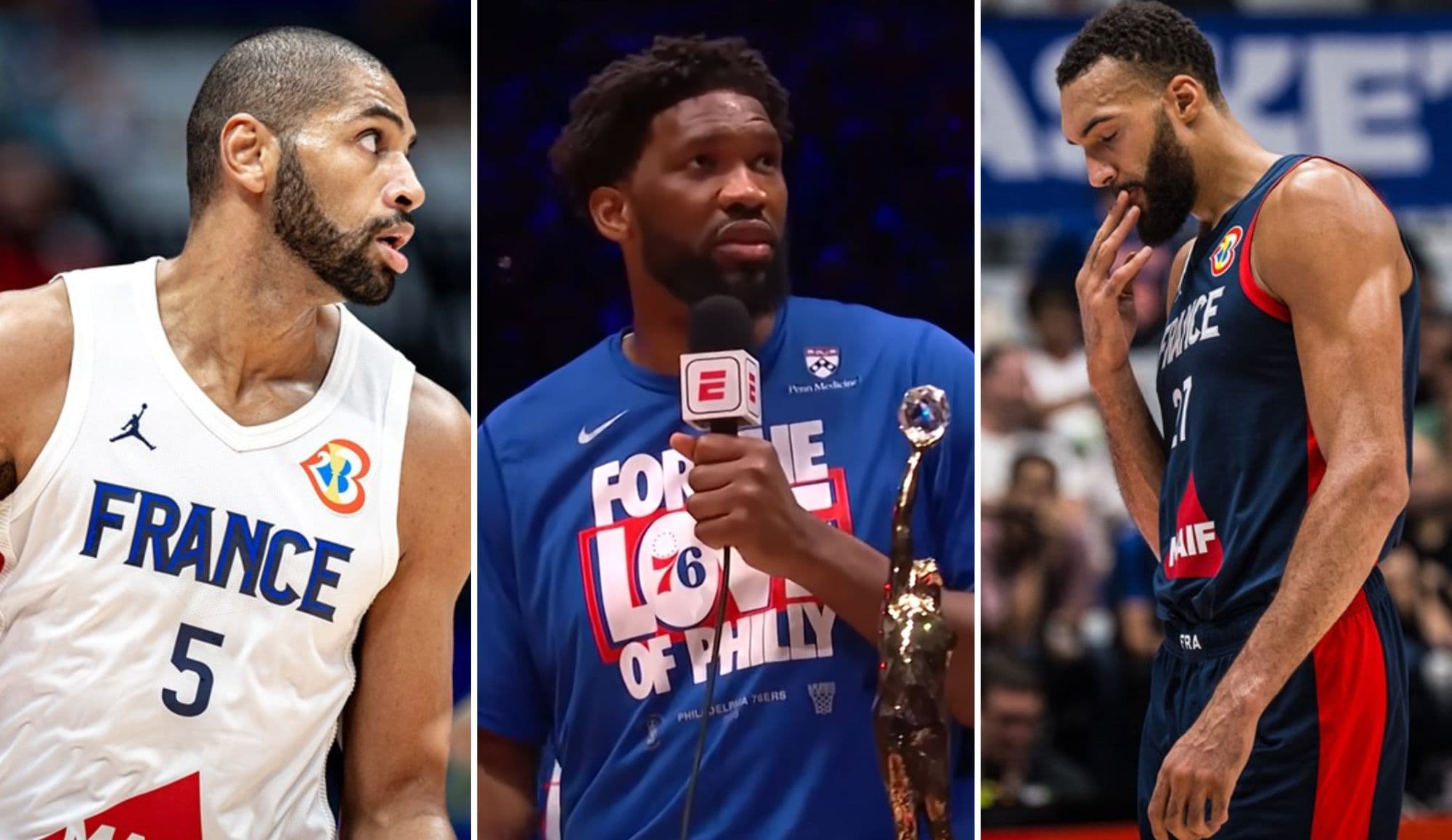 Rudy Gobert « heureux » pour Joel Embiid, Nicolas Batum « pas surpris »