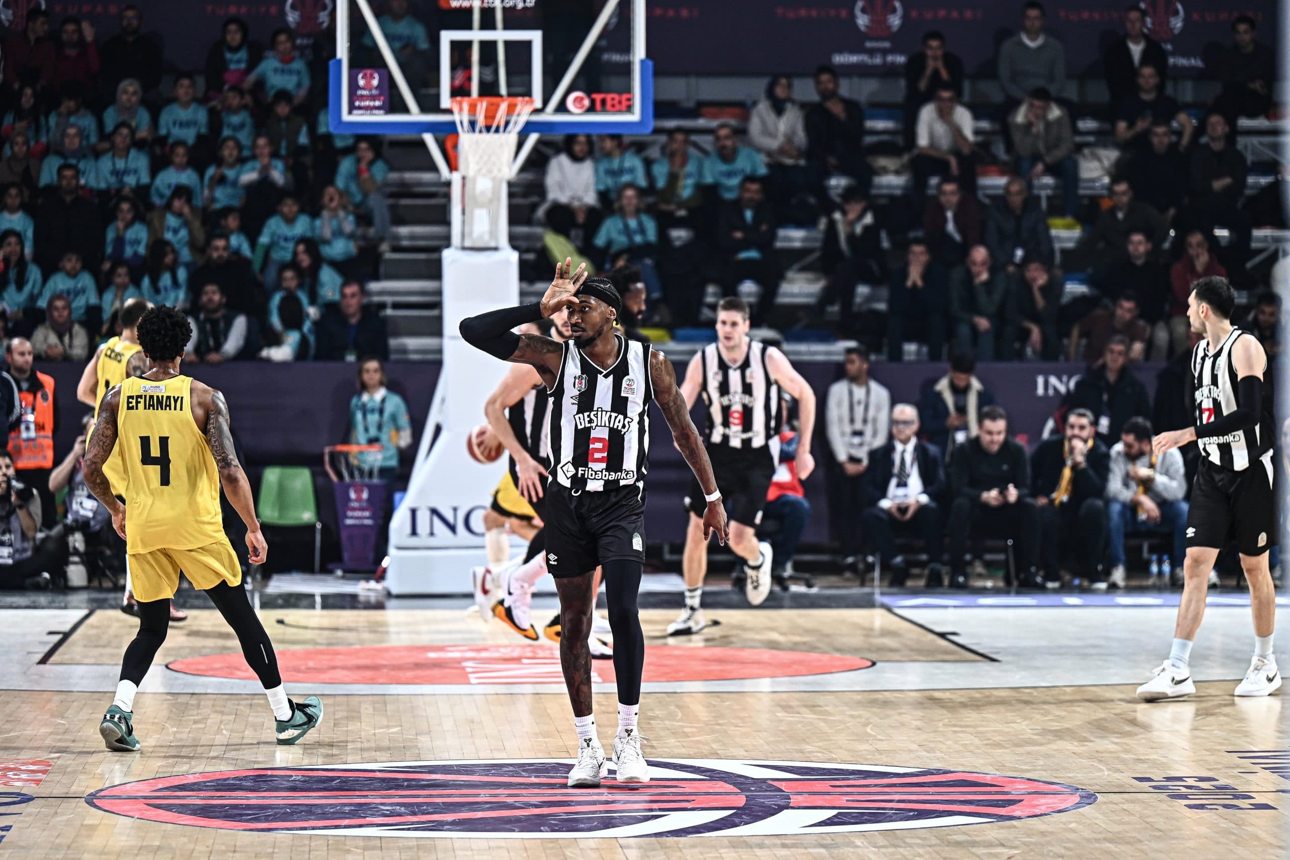 Le Besiktas Istanbul en finale de la Coupe de Turquie après avoir sorti l’Anadolu Efes et Mersin