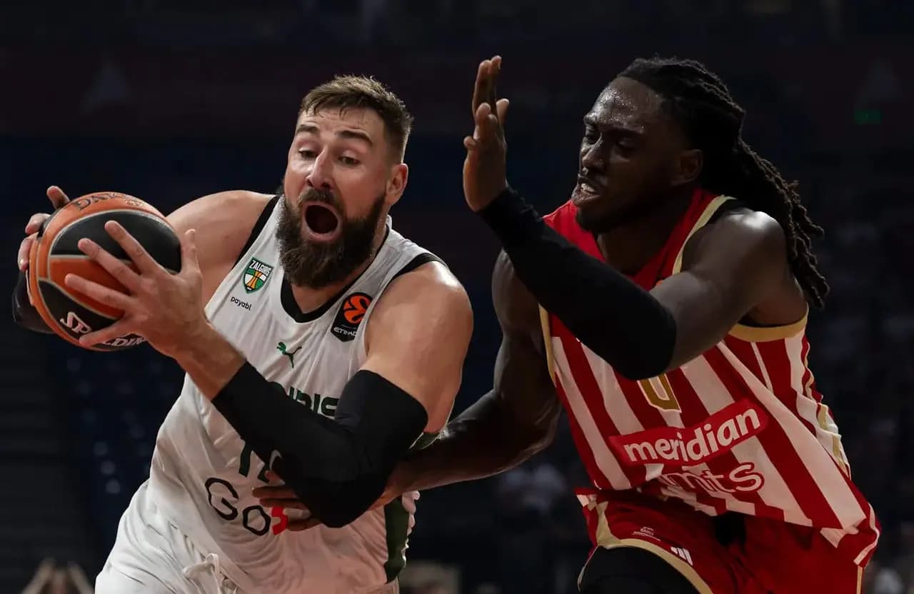-13 d'évaluation : cette recrue star de l'Etoile Rouge démarre très mal en EuroLeague, face à Jonas Valanciunas !