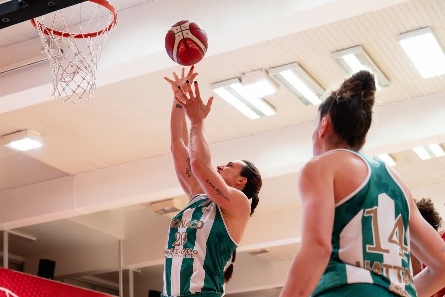 30 rebonds en 36 minutes : encore un record décroché pour Julie Tetart avec Monaco