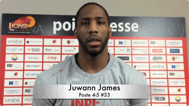 A 37 ans, Juwann James reprend du service chez les Lions de Genève