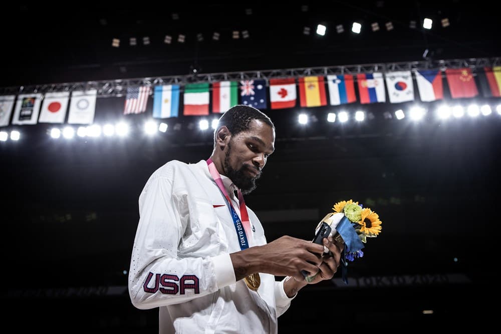 Kevin Durant encore à l’arrêt à moins de deux semaines des JO