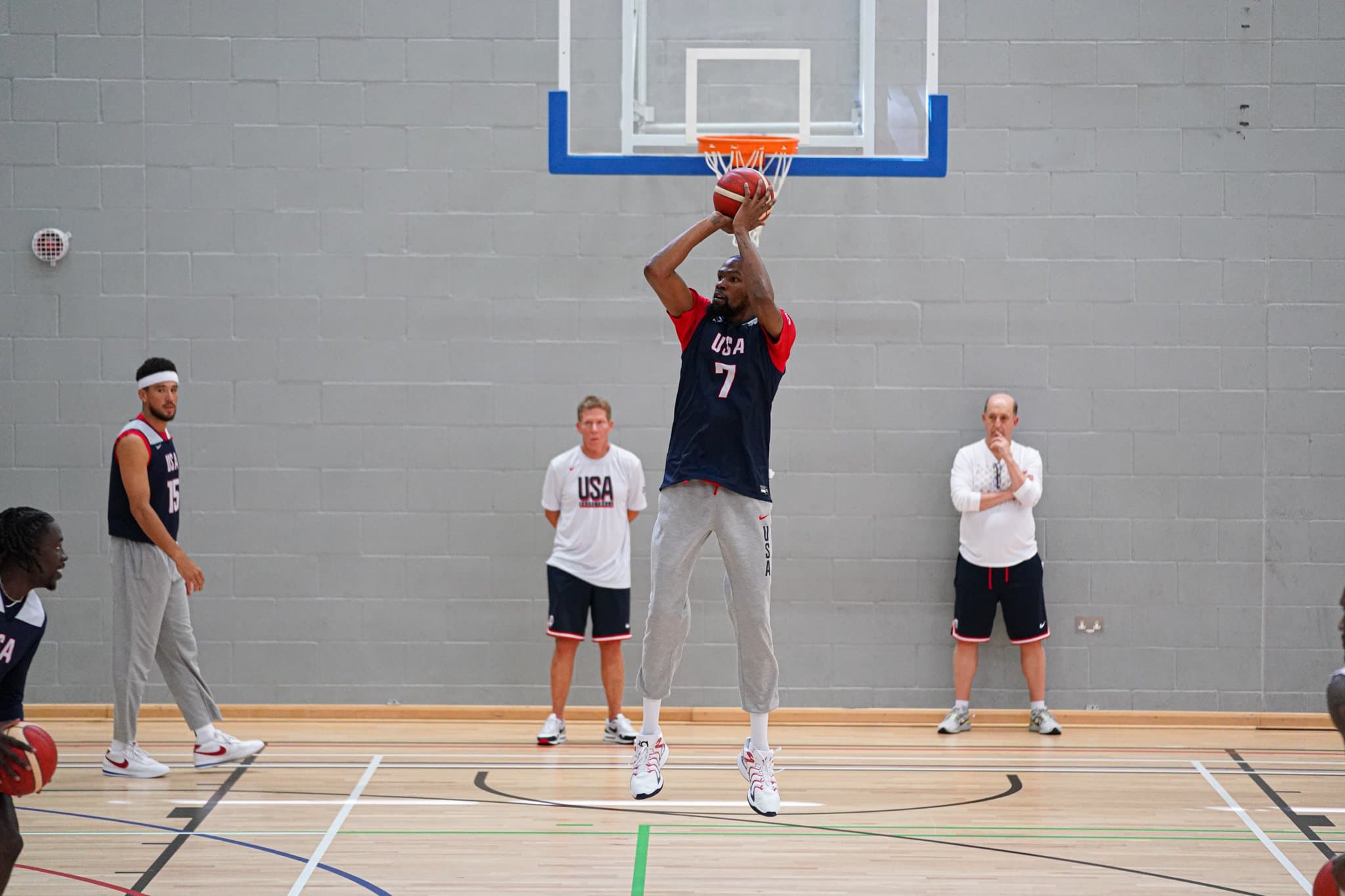 Kevin Durant a repris l’entraînement avec Team USA