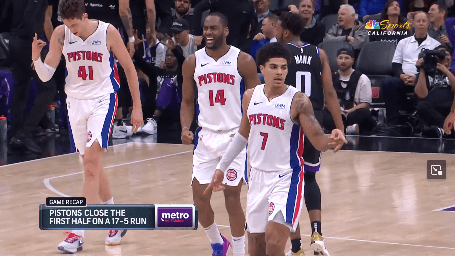 Killian Hayes rejoue, retrouve le cinq et gagne avec Détroit