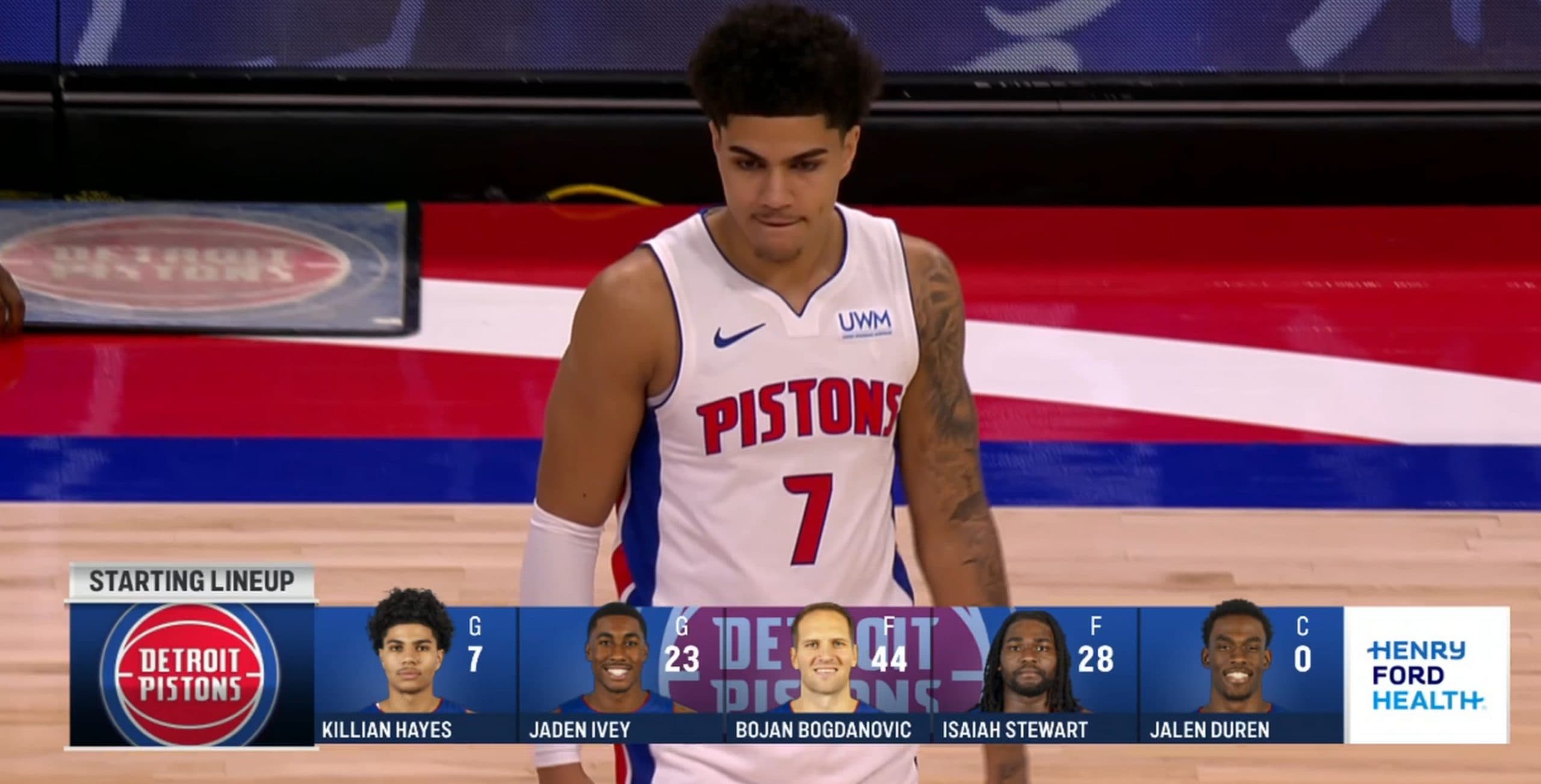 Killian Hayes et Détroit font tomber OKC