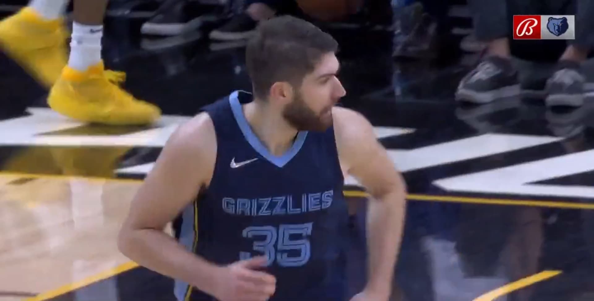 Killian Tillie garde comme objectif de rester en NBA