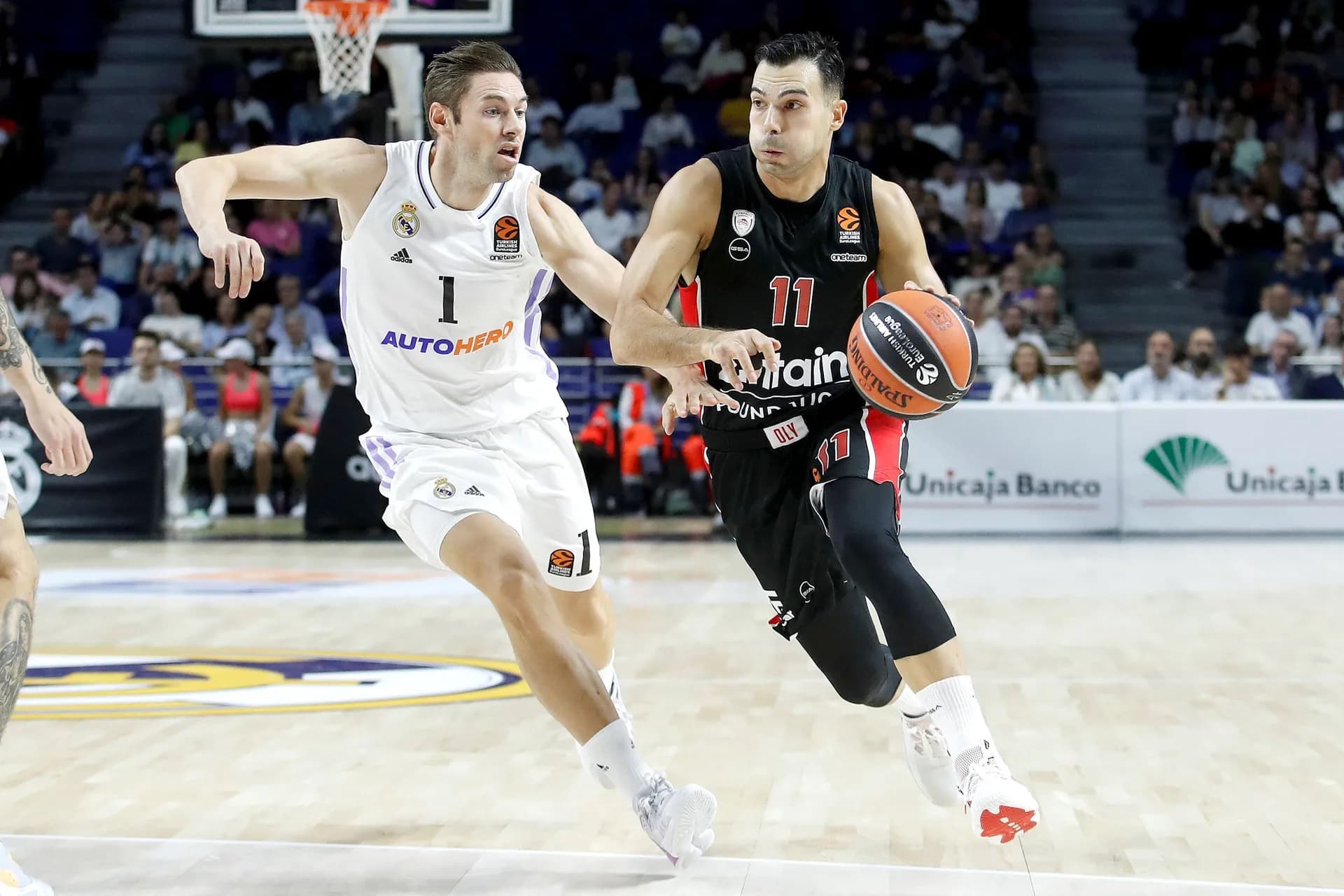 L’Olmpiakos l’emporte chez le Real Madrid et reste invaincu comme l’ALBA Berlin et Baskonia