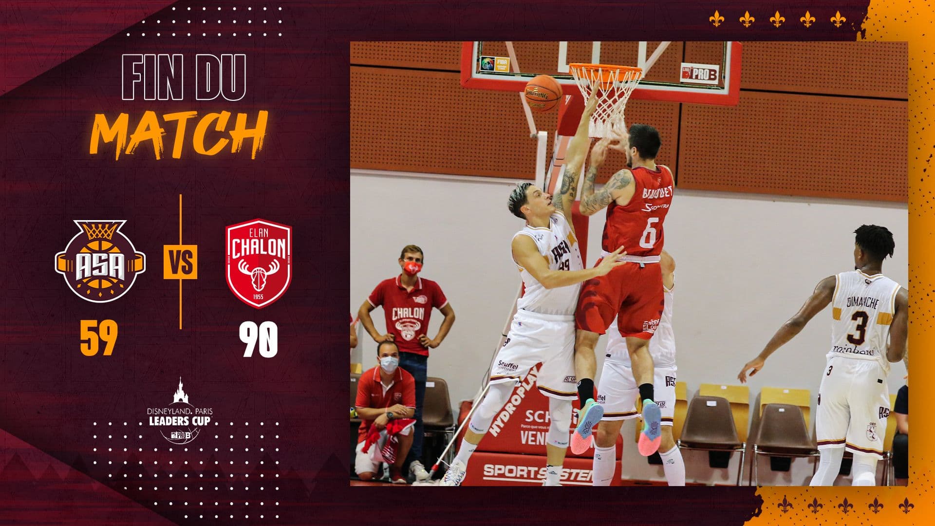 L’Elan Chalon ne fait qu’une bouchée de l’ASA Basket, Quimper s’impose contre Evreux