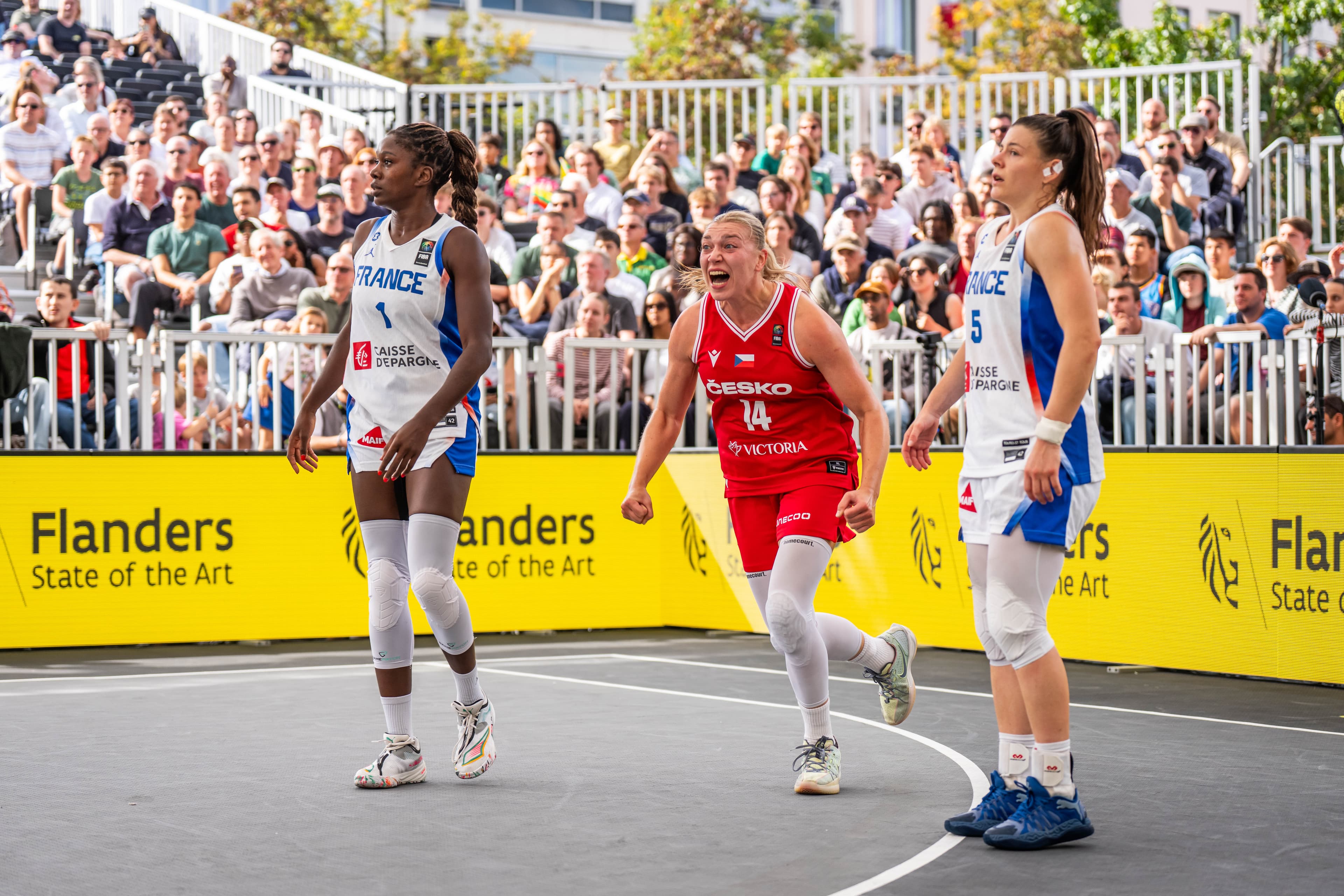 Les Bleues rejoignent les Bleus en quarts de finale de la Coupe d’Europe 3x3