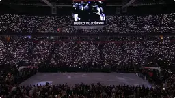 La Belgrade Arena a rendu hommage à Dusko Vujosevic