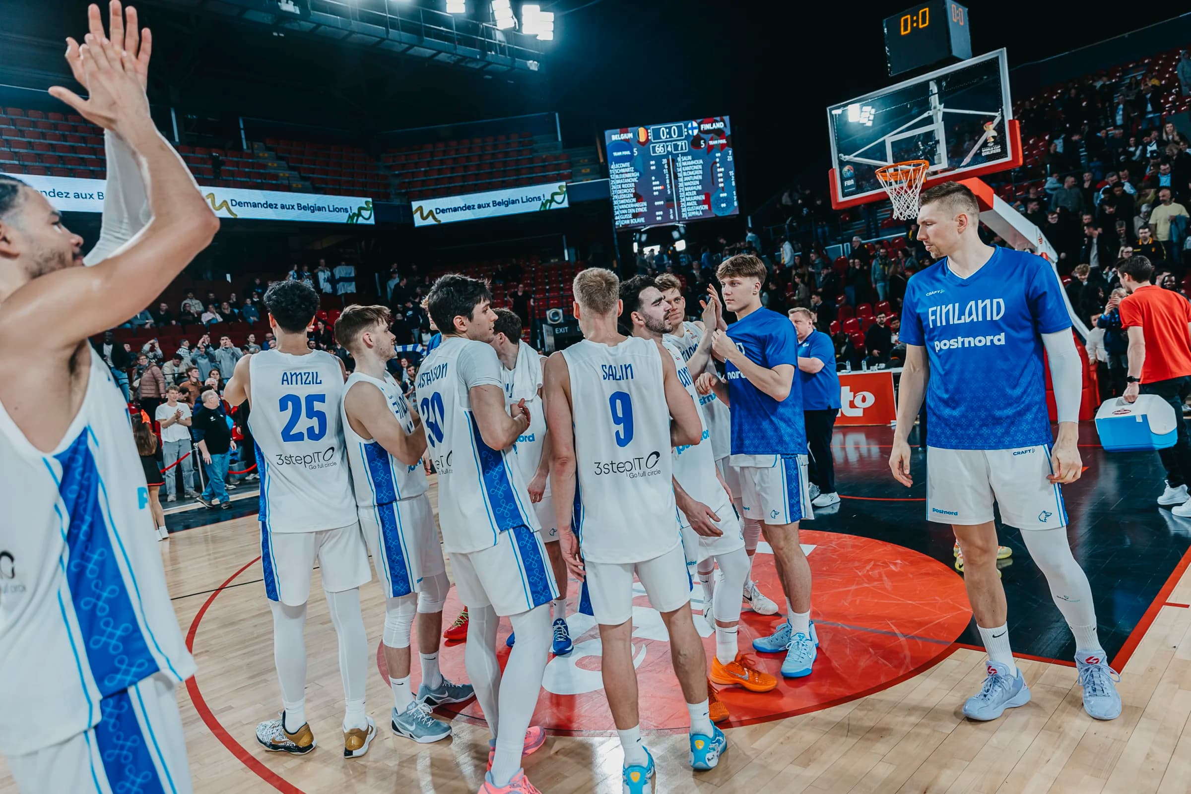 Groupe G : la Finlande renverse la Belgique, les Belgian Lions déjà dos au mur