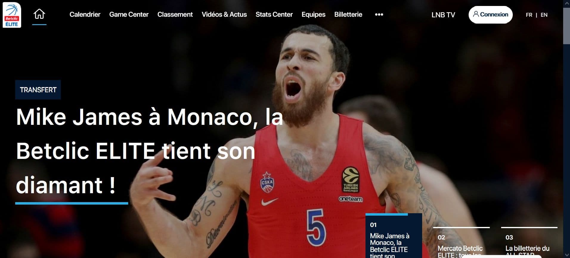 La LNB a mis en ligne son nouveau site Internet