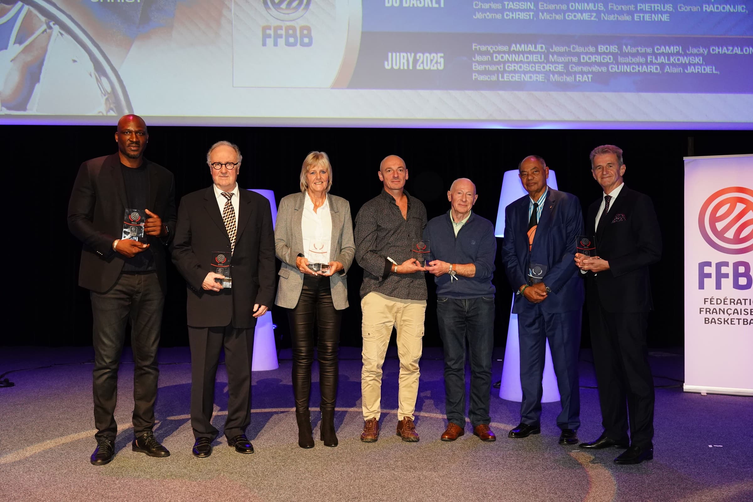Florent Piétrus, Michel Gomez et cinq autres figures honorées à l’Académie du Basket français