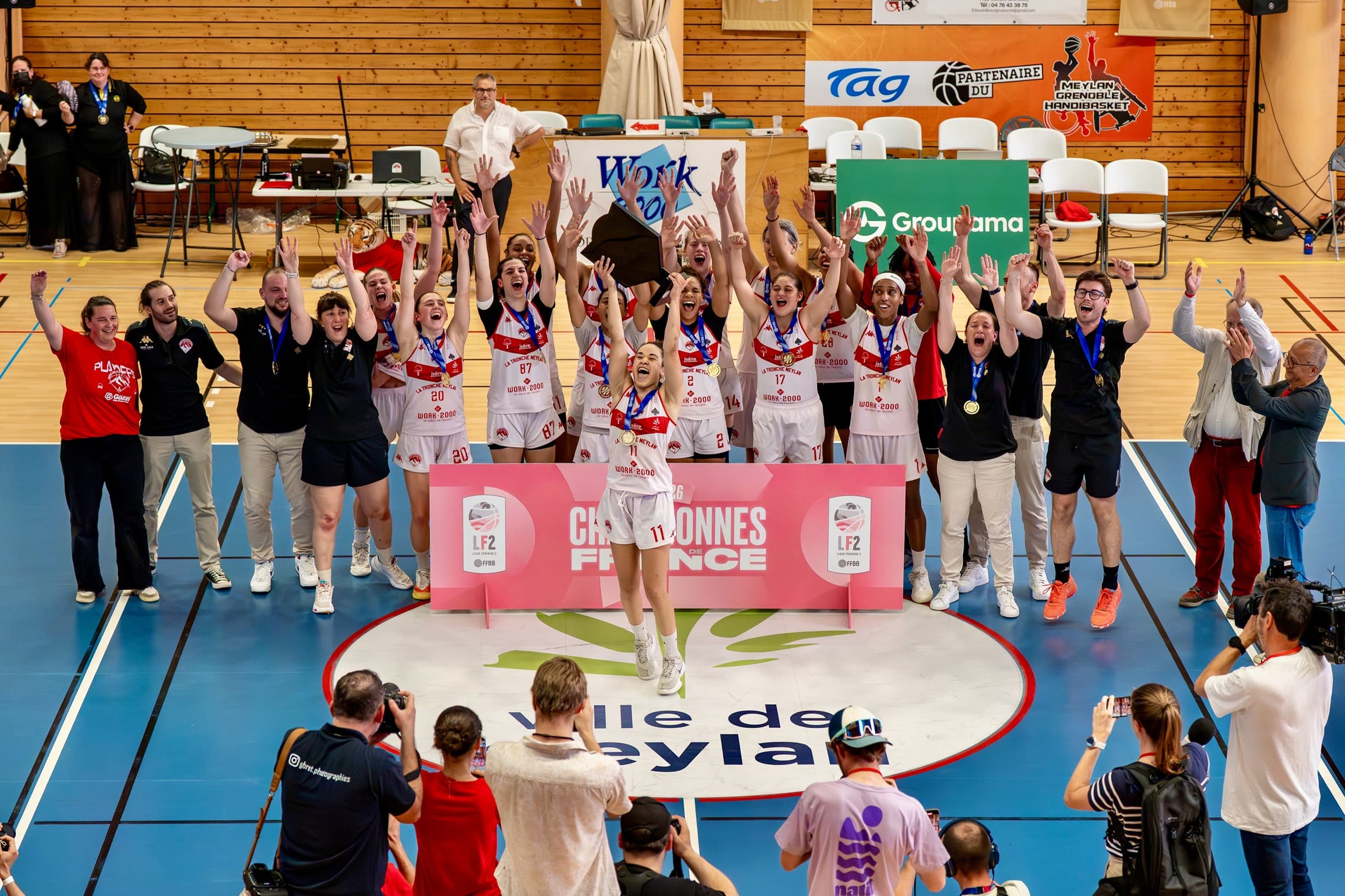 Le BC La Tronche Meylan sacré champion de LF2 et promu en La Boulangère Wonderligue