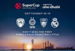 L'affiche de la SuperCoupe 2026 de l'EuroLeague