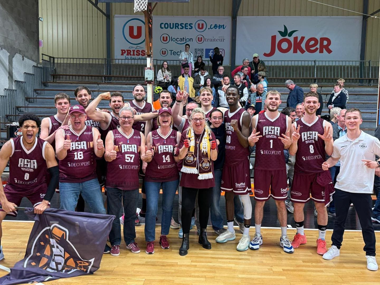 Le Pays Salonais Basket valide sa montée en NM1, l’ASA Souffelweyersheim en position de le faire