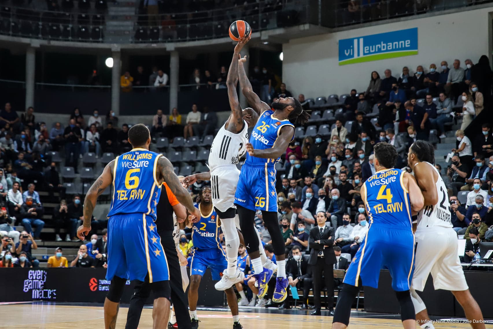 L’ASVEL, première équipe européenne à rejouer à Tel-Aviv depuis le début de la guerre