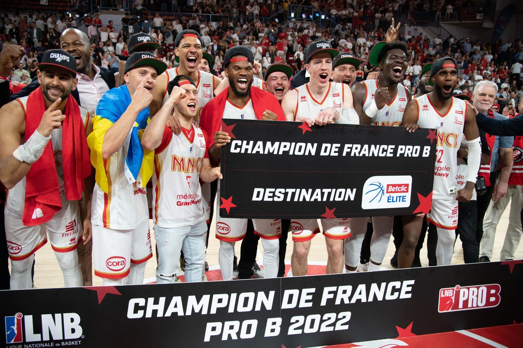 Le dynamiteur, le MVP, le grincheux… Les champions de France Pro B avec le SLUC Nancy présentés par Mérédis Houmounou