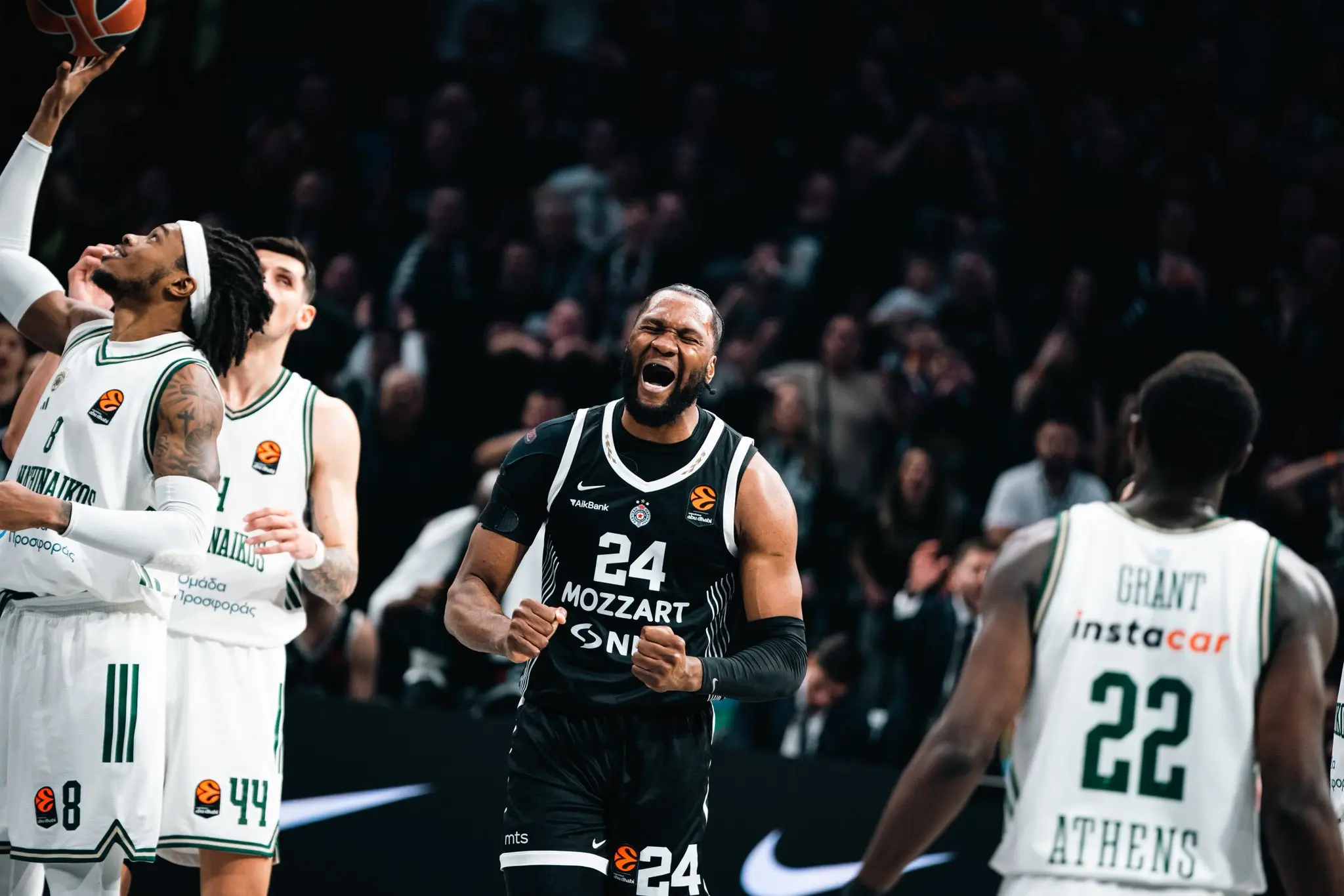 Le Panathinaikos chute chez le Partizan malgré un bon T.J. Shorts, Ataman sous pression
