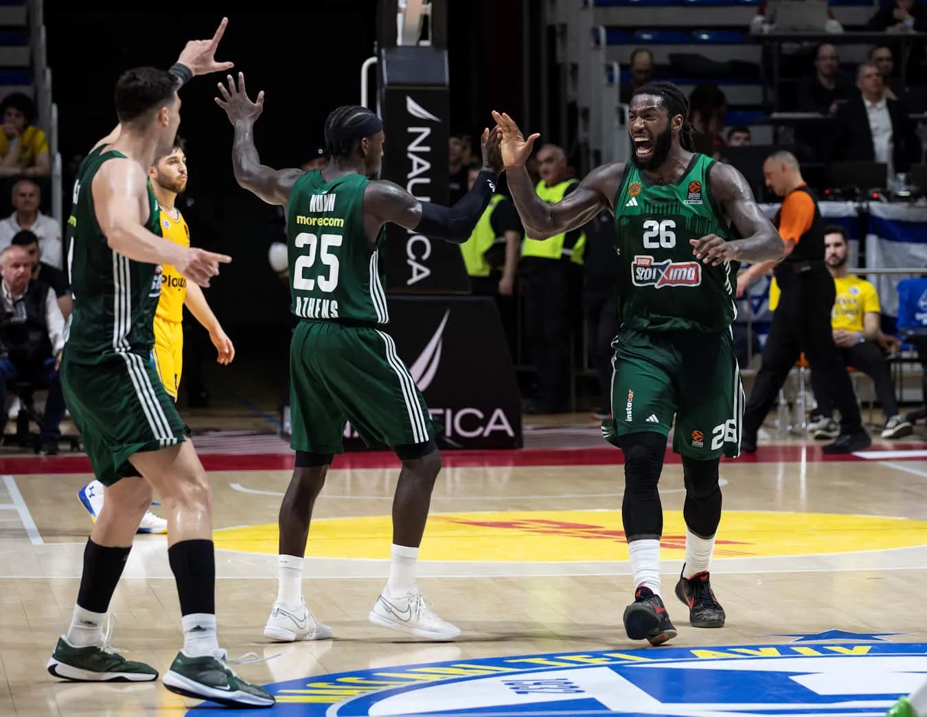 Le Panathinaïkos reste en vie grâce au trio Lessort – Sloukas – Nunn