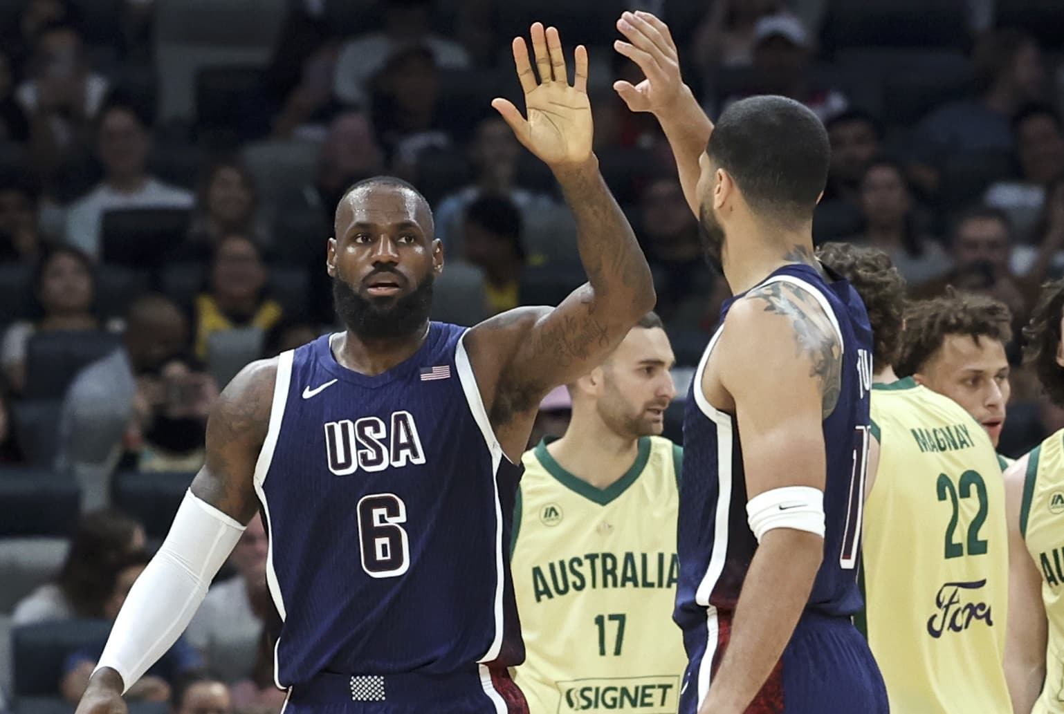Les États-Unis ont alterné le bon et le mauvais face à l’Australie
