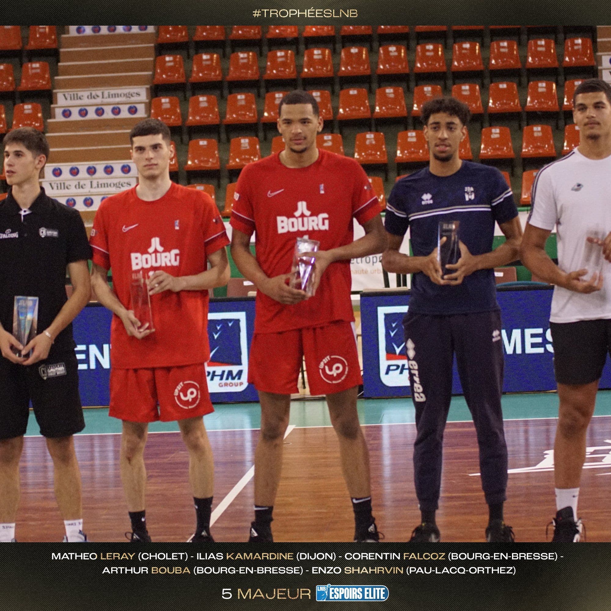 Leray, Kamardine, Falcoz, Bouba et Shahrvin dans le cinq idéal, le MVP dévoilé