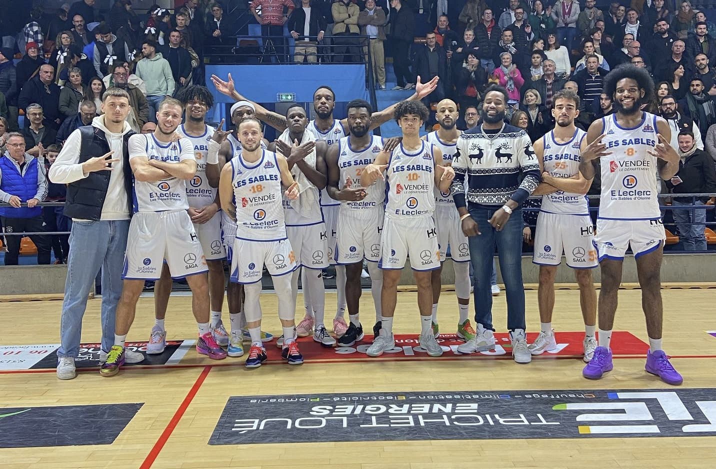 Les Sables Vendée terminent 2023 par la victoire de l’espoir contre Loon-Plage