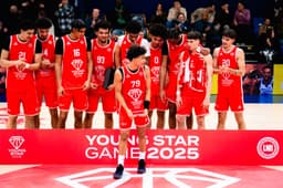Les vainqueurs du premier Young Star Game, en janvier 2025