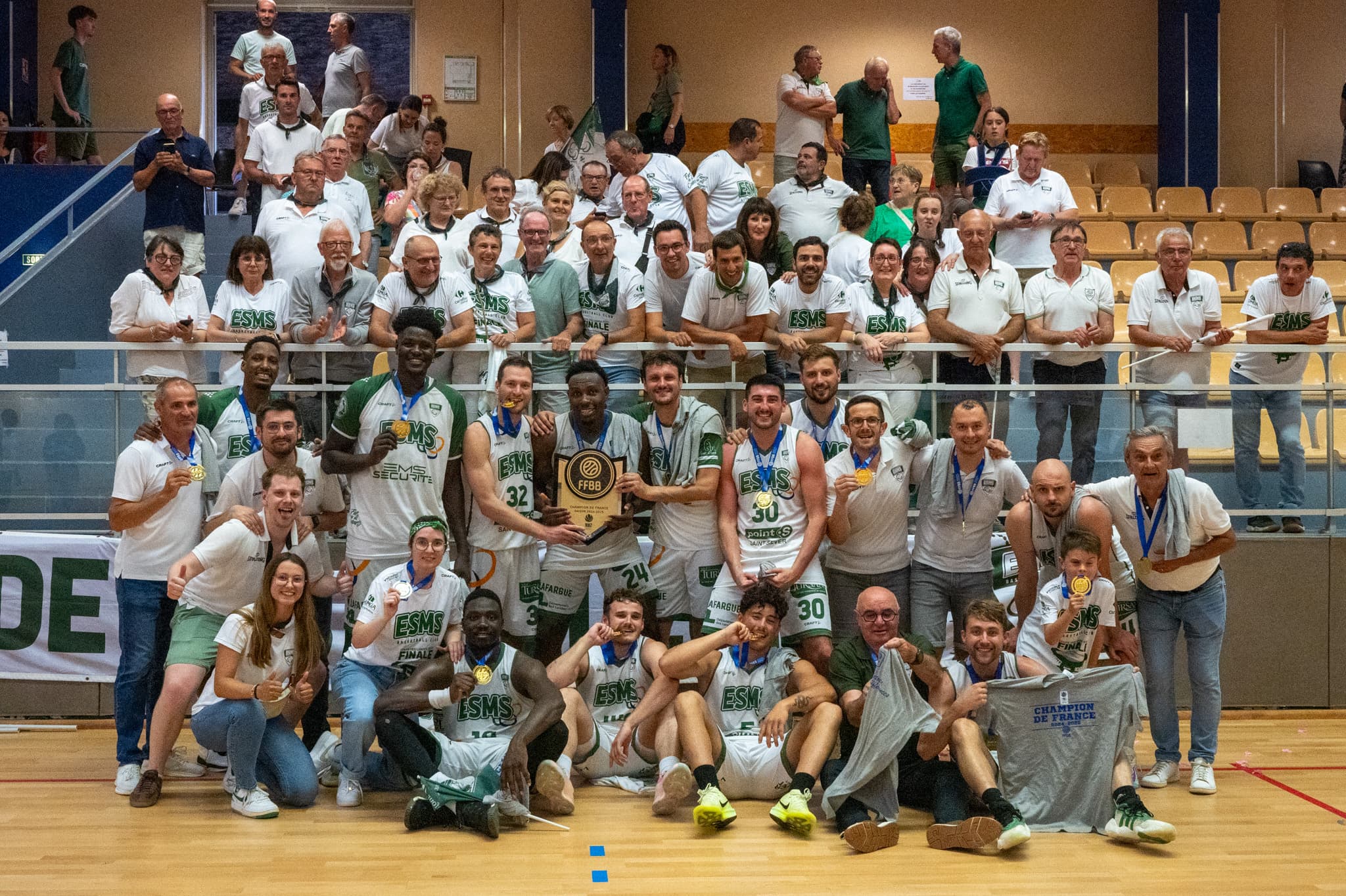 L’ESMS sacré champion de Nationale 2 : un exploit pour le club landais