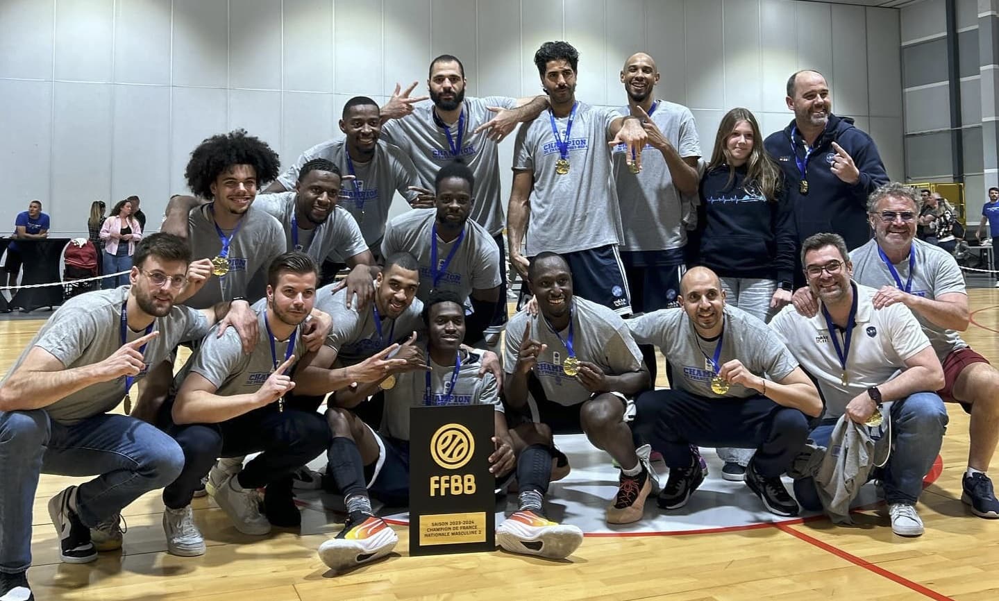 Levallois sacré champion de France NM2, Le Cannet en argent