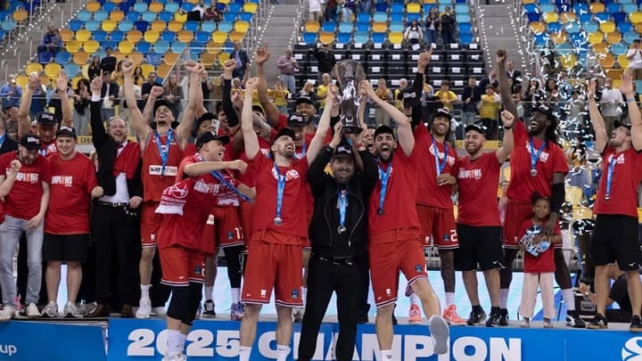 Trois Français battus en finale, l’Hapoël Tel-Aviv sacré champion d’EuroCup 2025