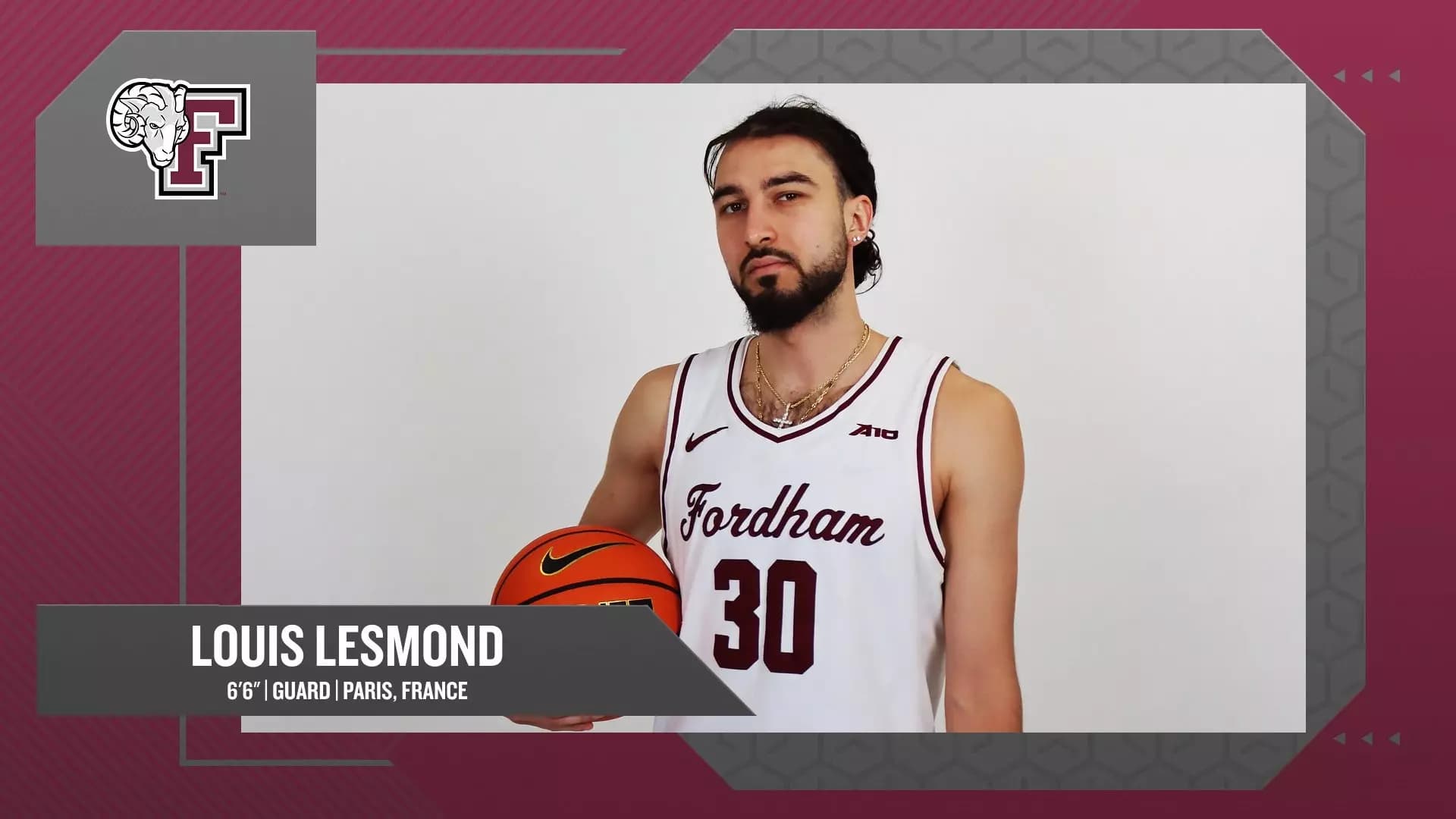 Louis Lesmond rejoint Fordham après son cursus à Harvard