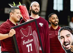 Louis Lesmond après avoir terminé son cursus NCAA à Fordham