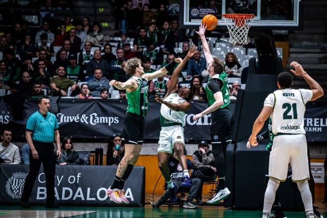 Malaga s’incline (enfin) en BCL : fin de série à Badalone, Tillie absent