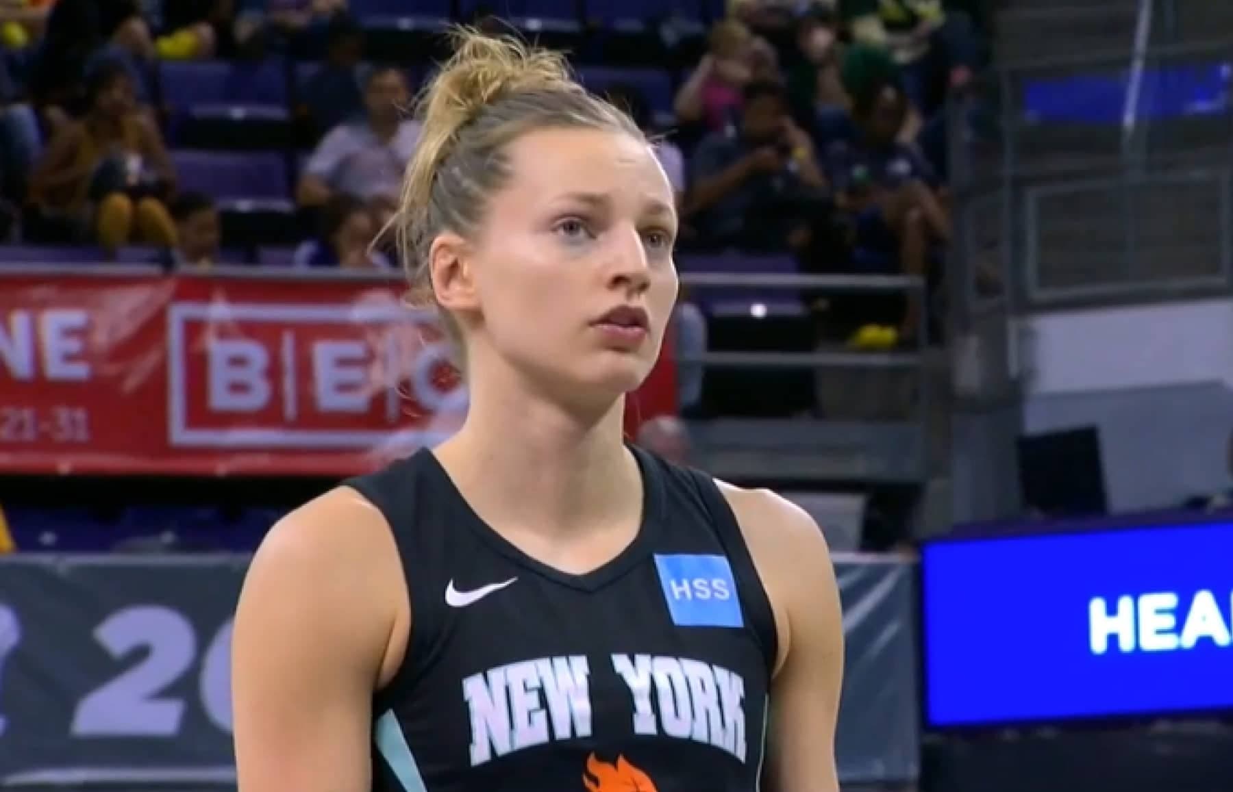 Marine Johannes a prolongé une saison avec le New York Liberty