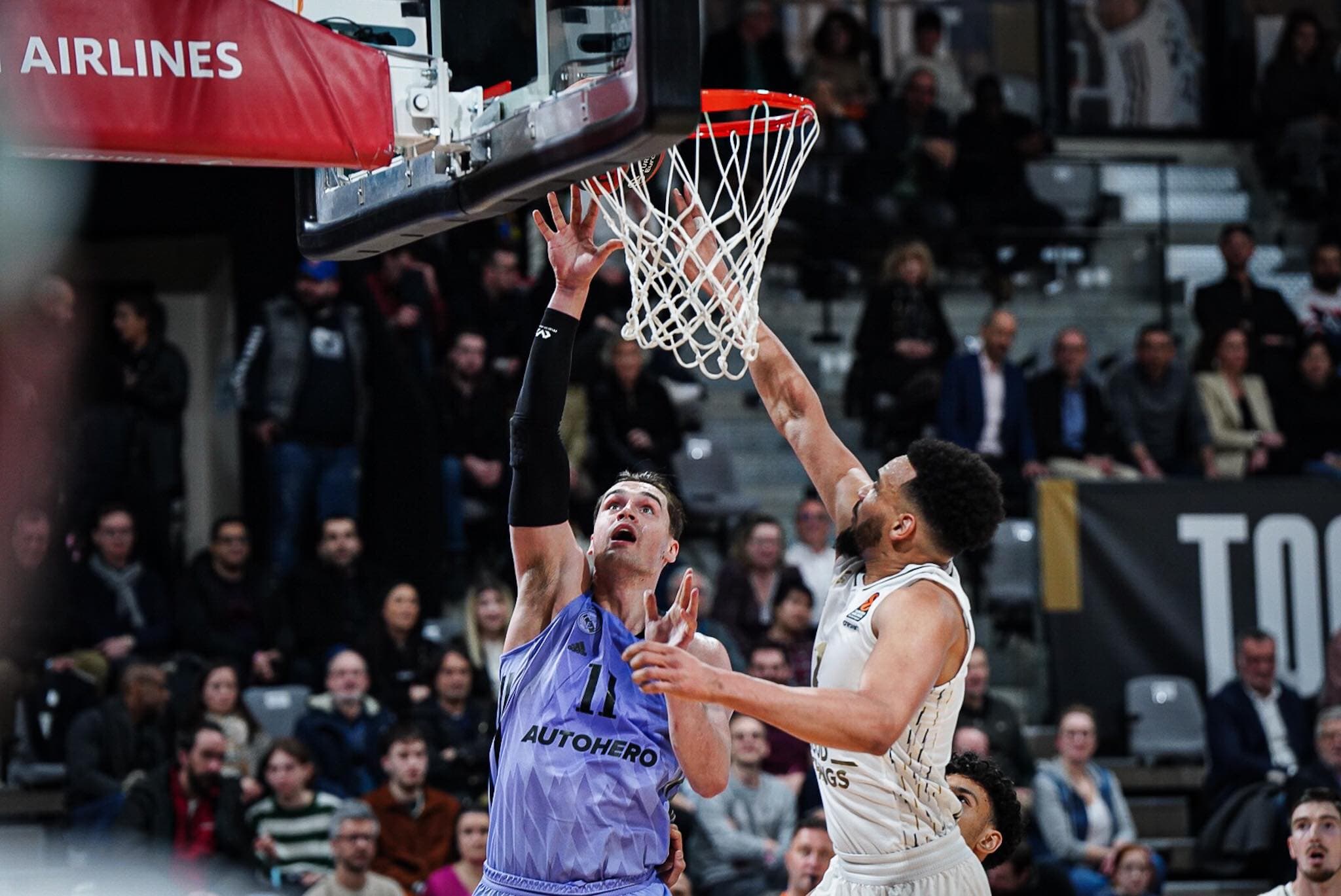 L’ASVEL cède face au Real Madrid et concède sa 5e défaite de suite