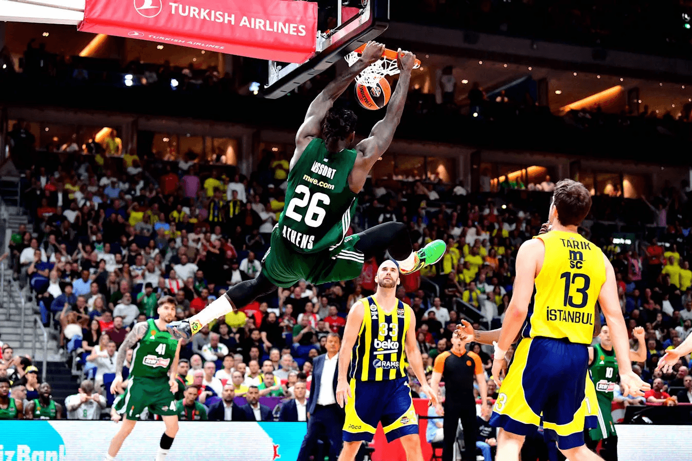 Mathias Lessort et le Panathinaïkos en finale de l’EuroLeague, 14 ans après !
