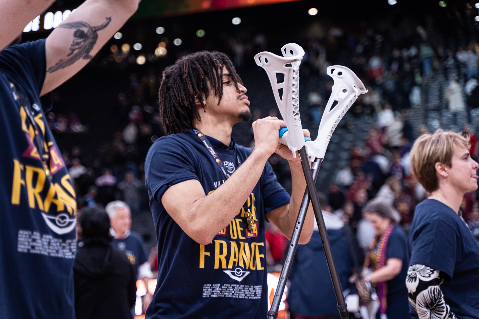 Fin de saison pour le joueur Espoir Mathys Kangudia (Dijon)