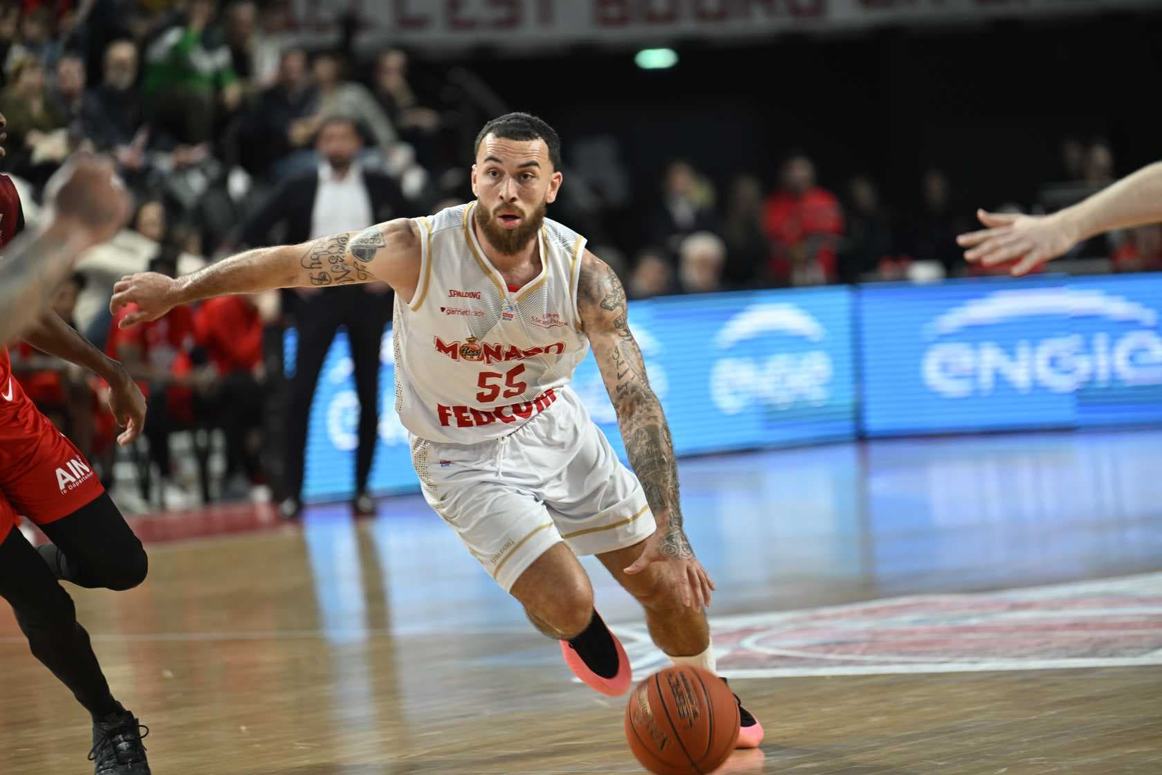 Première victorieuse pour Vassilis Spanoulis en Betclic ÉLITE : l’AS Monaco finit par mater Bourg-en-Bresse