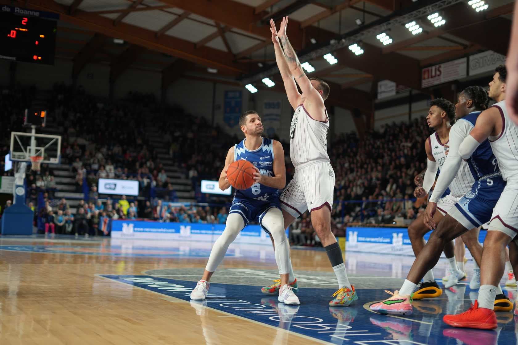 Roanne remporte le choc, Rouen passe la sixième, Antibes évite la crise