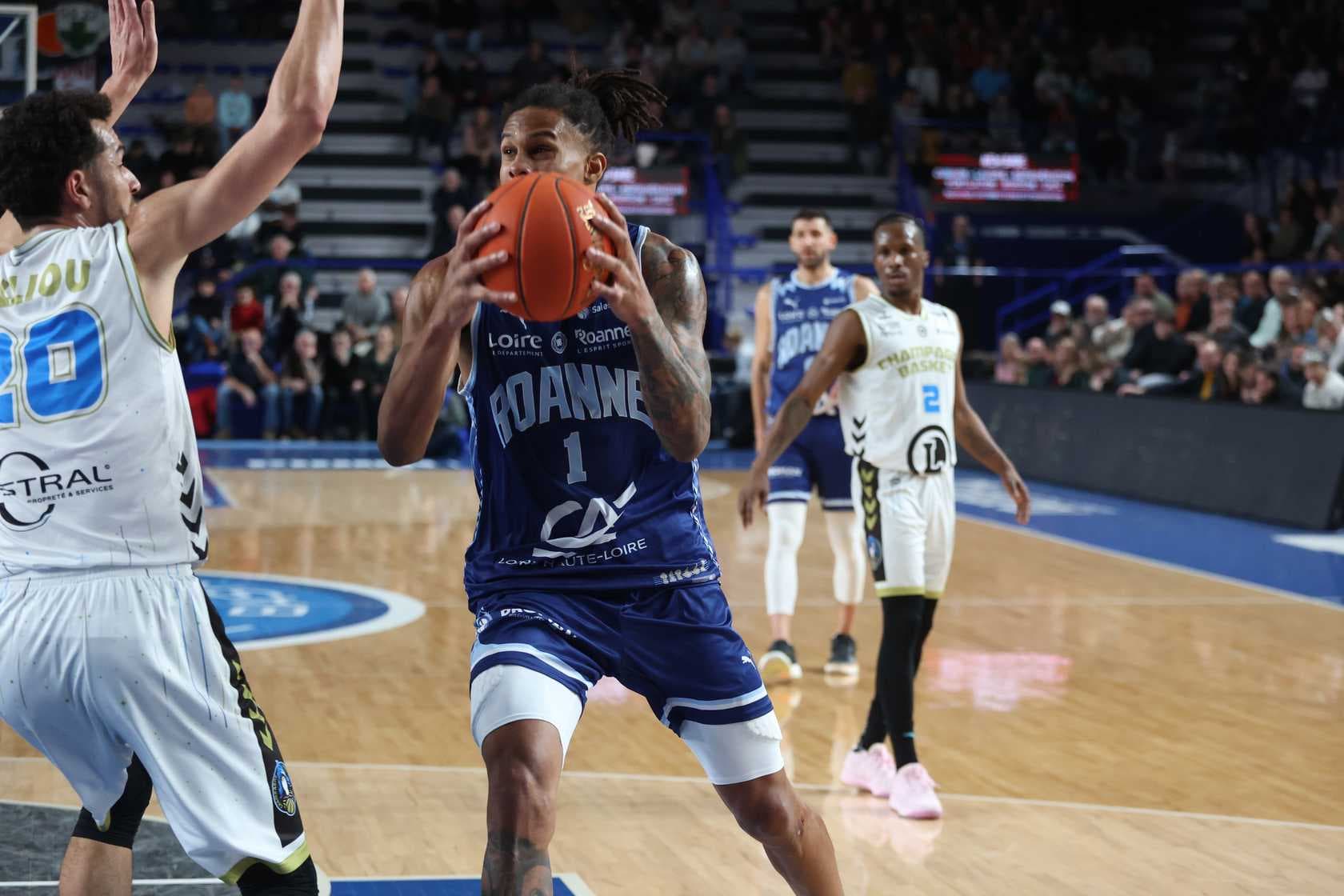 Roanne relève la tête en dominant Champagne Basket
