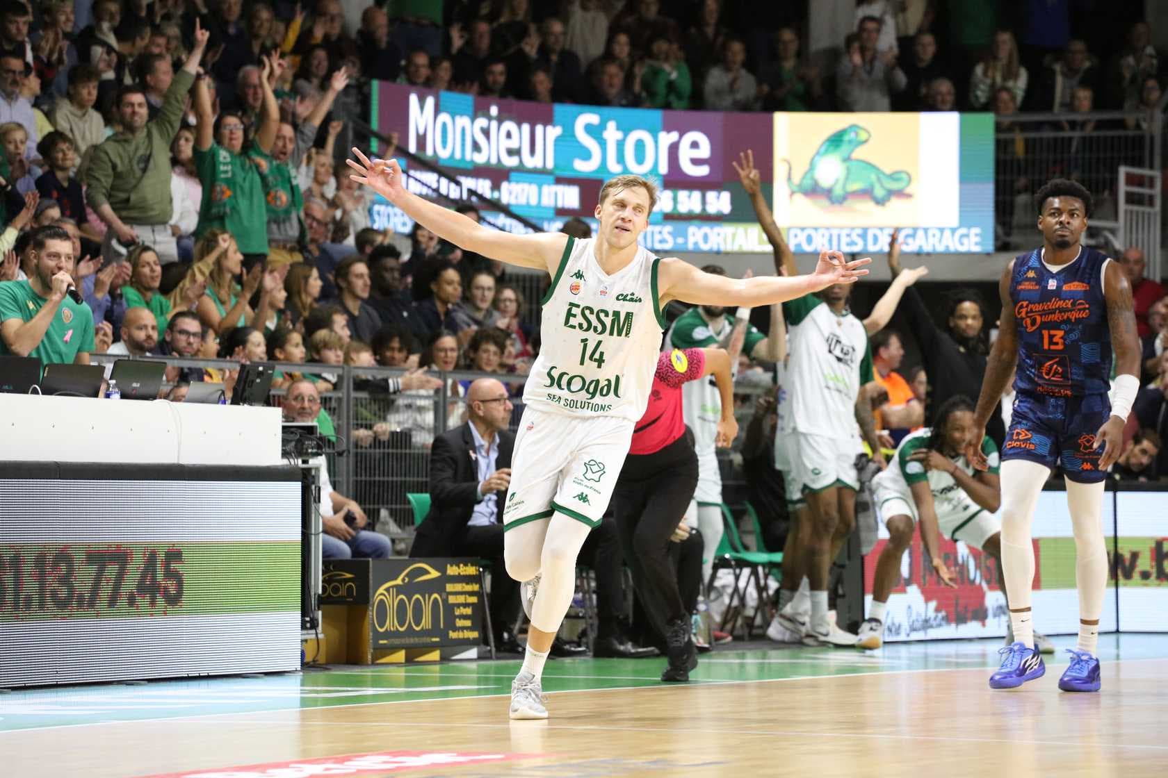 Encore raté pour le BCM Gravelines-Dunkerque, renversé par Le Portel lors de l’Opalico