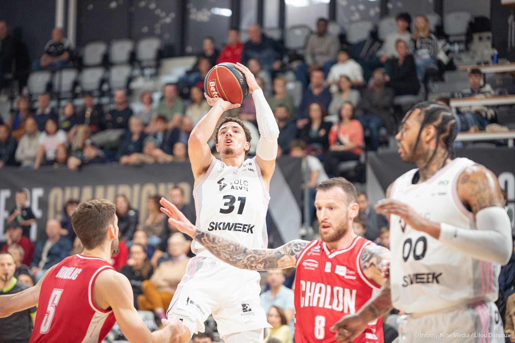 Fragile, l’ASVEL préserve l’essentiel contre Chalon