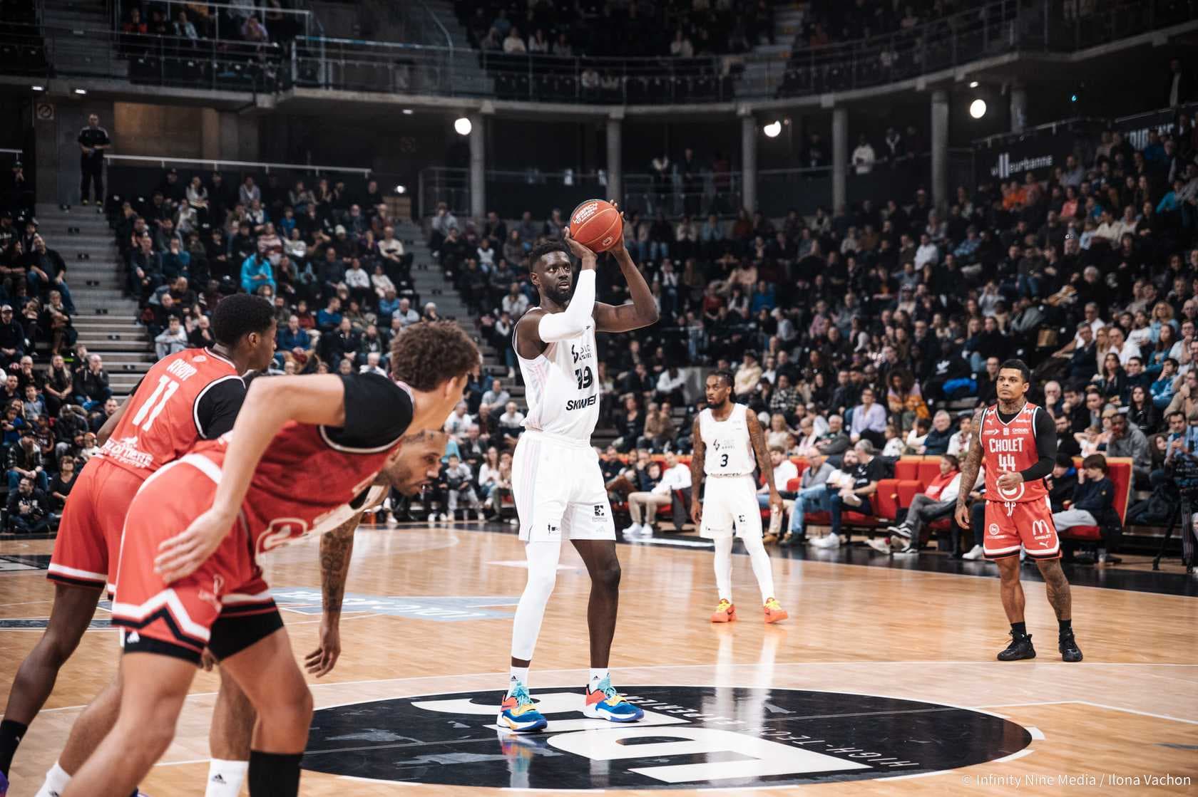 L’ASVEL reprend la deuxième place après sa victoire contre Cholet