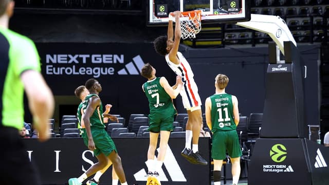 Le Pôle France d’un énorme Messi Yangala domine Cameron Houindo et jouera la troisième place du NextGen EuroLeague
