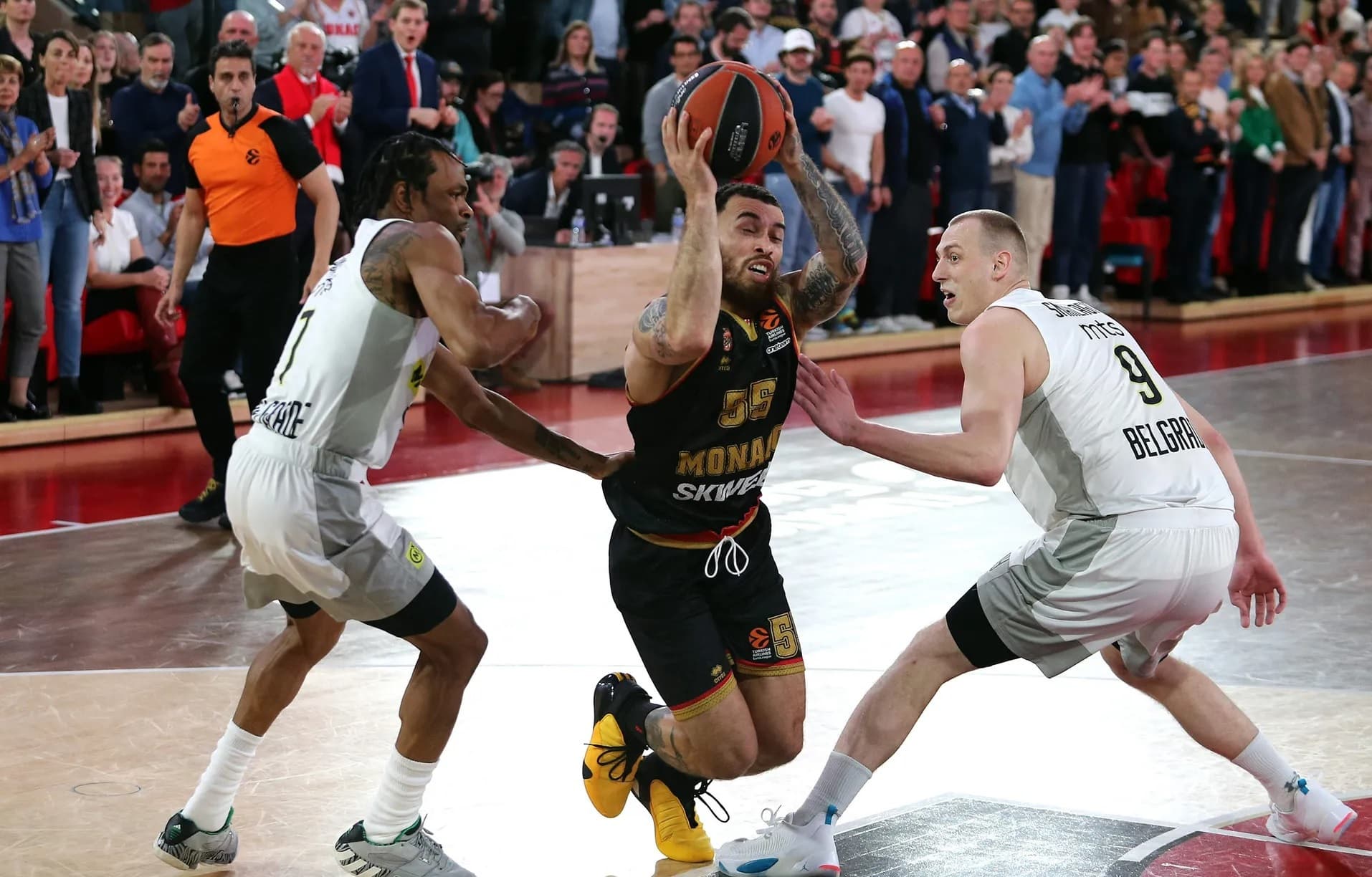 Monaco cède dans le final contre le Partizan