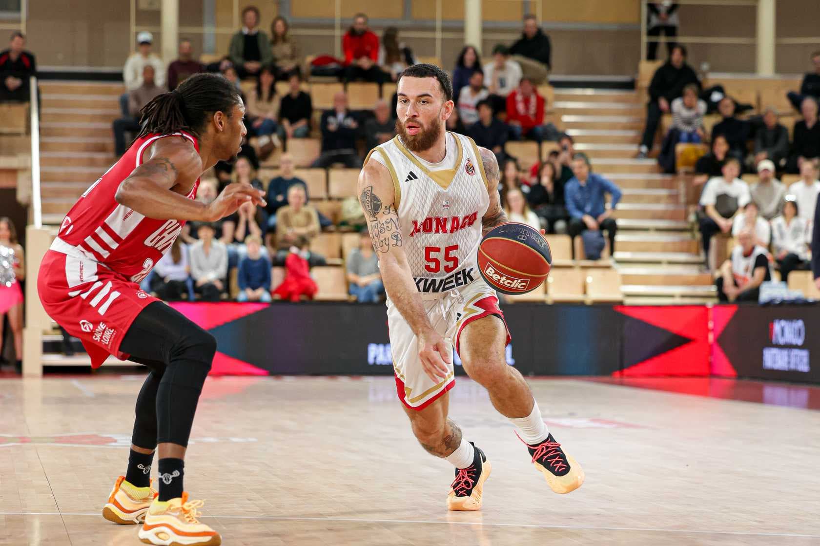 Monaco fait le boulot contre l’Élan Chalon, avec un Mike James d’une rentabilité extrême