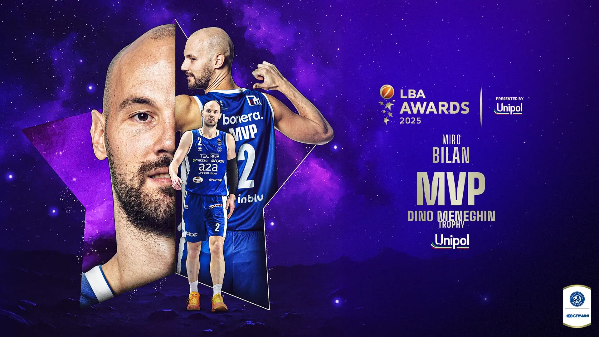 Le champion de France 2019 Miro Bilan élu MVP de Lega A, à 35 ans